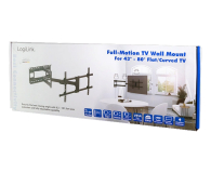 LogiLink Uchwyt ścienny do TV 43-80 cali max 50kg - 1584132 - zdjęcie 9